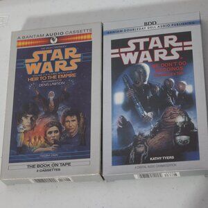 Star Wars Lot of 2: Heir to the Empire & Weddings Cassette Audio Book